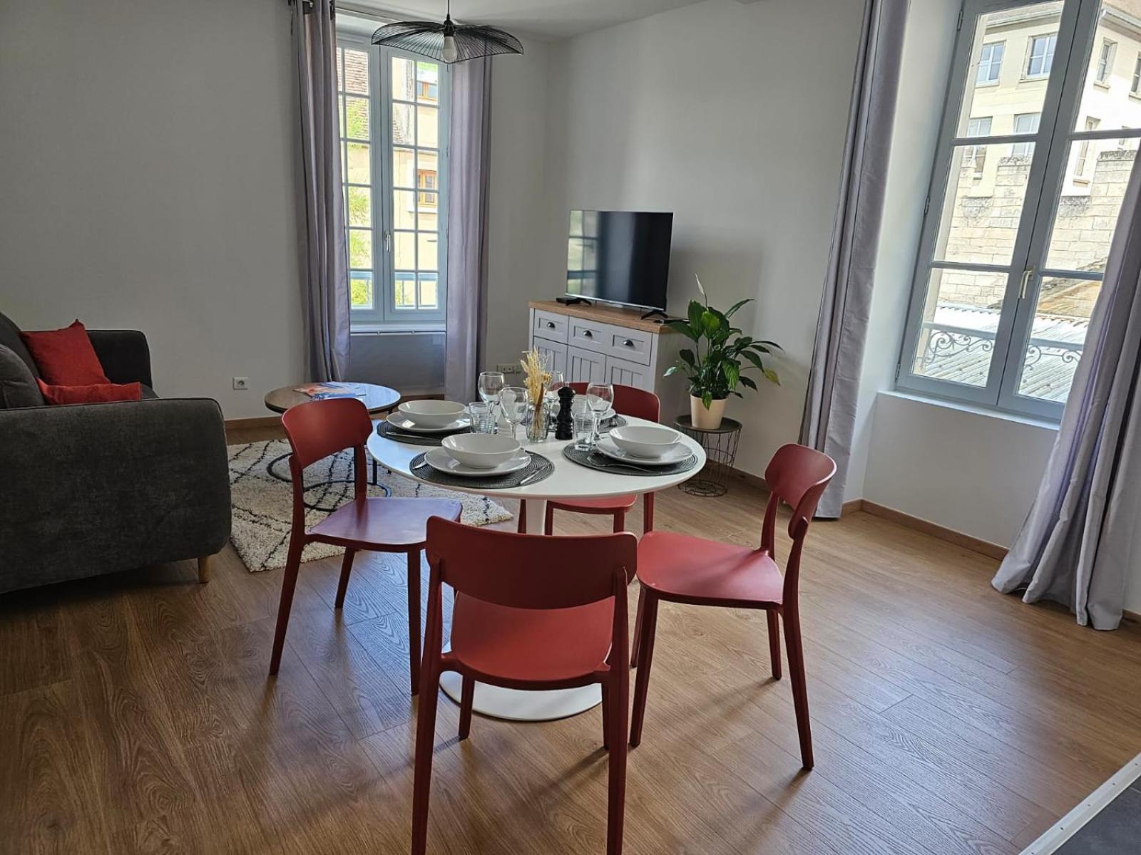 Aux'Cerfs - A Deux Pas De L'Abbaye Apartment Auxerre Ngoại thất bức ảnh